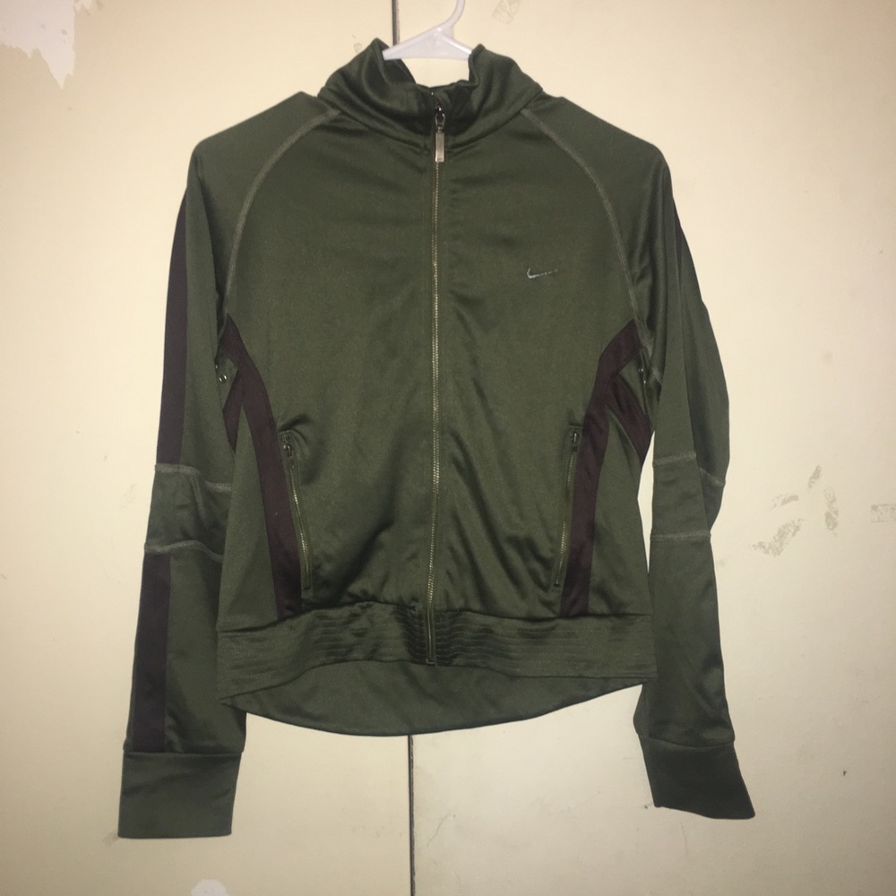 Army green Nike jacket